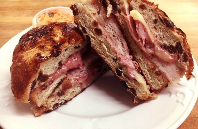 SCI: The Restaurant at Stroudsmoor Country Inn 3 The Sweet Monty - sweet and savory panini