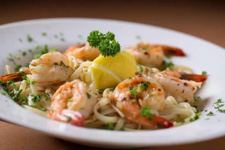 What is a Boutique Poconos Resort? 6 Shrimp and Pasta - Fine Dining
