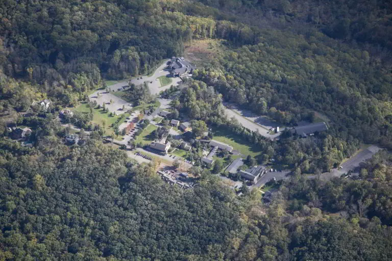 What is a Boutique Poconos Resort? 5 Aerial - wildlife refuge - Pocono Mountains